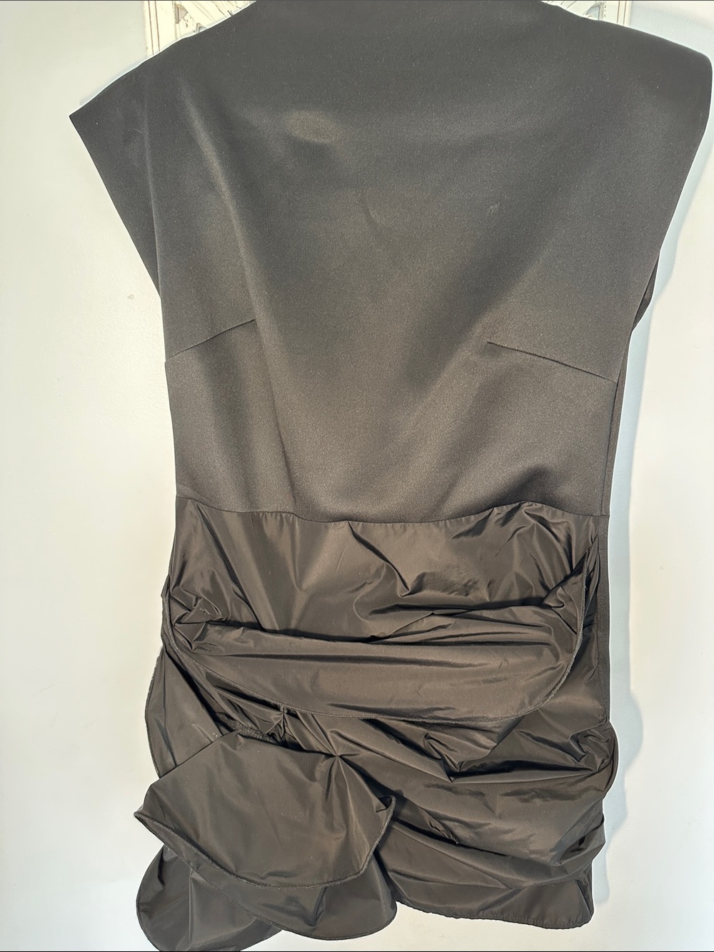 ASOS Black Ruched Mini Dress - Picture 3 of 5